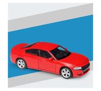 Classique Die Cast Modèle 1 24 pour Dodge Charger R/T 2016 Muscle Car Modèle De Voiture Simulation Voiture Jouet Ornements Miniature De Collection(Rouge)