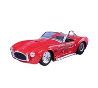 Classique Die Cast Modèle 1:24 pour Ford Shelby Cobra 427 S/C 1965 Alliage Muscle Car Compact Portable Et Modèles De Collection Miniature De Collection