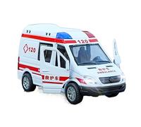 Classique Die Cast Modèle 1 32 pour Mercedes Ambulance Alliage Moulage sous Pression Modèle Collection Affichage Enfant Jouet Voiture Cadeau Miniature De Collection