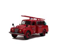 Classique Die Cast Modèle 1:43 pour Citroën 46 CD Camion De Pompiers Camion d'eau Note Métal Moulé Ornements Alliage Modèle De Voiture Rouge Miniature De Collection