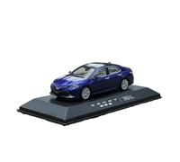 Classique Die Cast Modèle 1:43 pour GAC Toyota 8e Génération Camry Sports Edition Modèle De Voiture Bleu Collection Personnelle Miniature De Collection