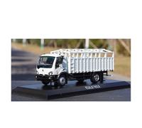 Classique Die Cast Modèle 1:43 pour Guru Camion À Plateau en Alliage Modèle De Camion Ingénierie Transporteur Blanc Décoration Maison Et De Bureau Miniature De Collection