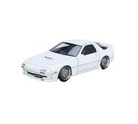 Classique Die Cast Modèle 1:43 pour Mazda Savanna RX-7 FC3S Statue Blanche en Alliage Collection Modèle De Voiture Ornements Miniature De Collection