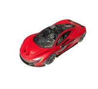 Classique Die Cast Modèle 1:43 pour McLaren P1 1:43 Rouge Mat Résine Statique Modèle De Voiture Souvenir Collection Hobby Miniature De Collection