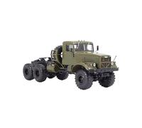 Classique Die Cast Modèle 1/43 pour Tracteur Lourd KRAZ-255V Lance-roquettes Véhicule De Transport Modèle De Voiture Ornements Miniature De Collection