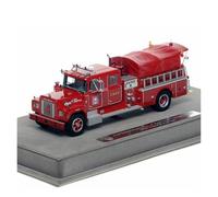 Classique Die Cast Modèle 1:50 pour Le Service D'incendie 1969 Mack R Camion Pompiers Pompe À Eau Haute Pression Édition 200e Anniversaire Queens Miniature De Collection(Style 2)