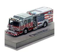 Classique Die Cast Modèle 1:50 pour Le Service D'incendie De Dade 2022 Tessa Peak Modèle De Voiture 911 Édition Commémorative De Collection Miniature De Collection