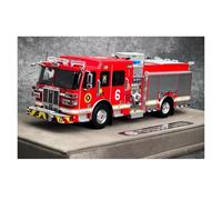 Classique Die Cast Modèle 1:50 pour Le Service D'incendie Sutphen Monarch Camion Pompiers Décoration Décor Ornements Jeu Simulation Modèle Voiture Miniature De Collection(Style 2)