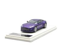 Classique Die Cast Modèle 1:64 pour Aston Martin DB12 Violet Modèle De Voiture Petite Échelle Ornements Décoration Collection Adulte Miniature De Collection