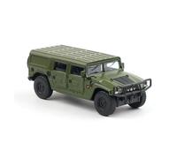 Classique Die Cast Modèle 1/64 pour Dongfeng 1ère Génération Hardtop Warrior Off-Road Vehicle Model Alloy Flat-Top Jeep SUV Collection Miniature De Collection