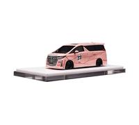 Classique Die Cast Modèle 1:64 pour Elfa Pink Pig 23 MPV Modèle De Voiture Modification Carrosserie Large Souvenir Collection Affichage Statique Miniature De Collection