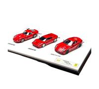 Classique Die Cast Modèle 1:64 pour Ferrari 250GTO Cheval Cabré 288GTO Et 599GTO Coffret De Trois Modèles en Résine Miniature De Collection