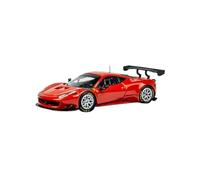 Classique Die Cast Modèle 1:64 pour Ferrari 458 Italia GT3 Cheval Cabré Modèle Voiture Alliage Ornement Rouge Métal Moulé sous Pression Souvenir Miniature De Collection