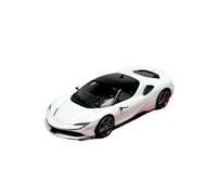 Classique Die Cast Modèle 1:64 pour Ferrari SF90 Praia Grande Cabriolet Hardtop Supercar Simulation Résine Modèle De Voiture Collection Ornement Miniature De Collection(Style 2)