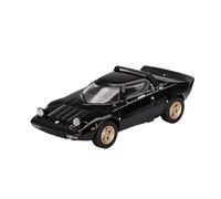 Classique Die Cast Modèle 1:64 pour Lancia Stratos HF 846 Alliage Décor Rue Aménagement Diorama Voiture Petite Échelle Noir Miniature De Collection