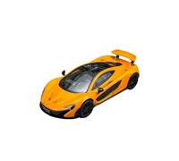 Classique Die Cast Modèle 1:64 pour McLaren P1 Blanc Voiture De Course Présentoir Ornements Collection Maison Modèle De Voiture en Alliage Miniature De Collection(Orange)