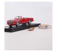 Classique Die Cast Modèle 1:64 pour Rolls-Royce Corniche IV Cabriolet Voiture Classique Modèle De Voiture en Alliage Collection Ornements Miniature De Collection(Red1)