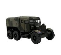 Classique Die Cast Modèle 1:76 pour Skamel Pioneer Artillery Armored Reconnaissance Vehicle WWII Military Car Model Alloy Simulation Miniature De Collection