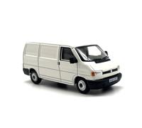 Classique Die Cast Modèle 1:76 pour Volkswagen T4 Van Modèle De Voiture en Alliage Ornement De Collection À Petite Échelle Classique Blanc Pur Miniature De Collection
