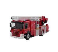 Classique Die Cast Modèle Camion De Pompiers P320 Cloud Tower Moulé sous Pression Échelle Rétractable Rouge Échelle 1:43 Miniature De Collection
