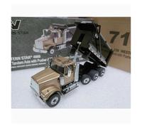 Classique Die Cast Modèle Modèle Camion De Livraison Miniature en Alliage Western Star 4900 SFFA Échelle 1/50 Jouet Collection Statique Couleur Or Miniature De Collection
