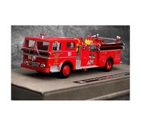 Classique Die Cast Modèle Modèle De Camion De Pompiers Antique Ward LaFrance1973 Caserne De Pompiers 51 Échelle 1:50 Adapté À La Décoration Scènes Miniature De Collection