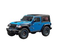Classique Die Cast Modèle Modèle De Jeep Tout-Terrain en Alliage 1:18 pour Robin Hood Wrangler Jouet Décoratif Miniature De Collection(Blue)
