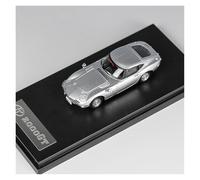 Classique Die Cast Modèle Modèle De Voiture Classique en Alliage 1:64 pour Toyota 2000GT Collection D'ornements Miniature De Collection(Silver)