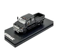 Classique Die Cast Modèle Modèle De Voiture De Collection en Alliage De Poids Moyen Échelle 1:64 Ornement Noir Miniature De Collection(Black 1)