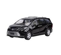 Classique Die Cast Modèle Modèle De Voiture De Collection en Alliage Métallique Moulé Noir Échelle 1:64 pour Toyota Sena MPV Miniature De Collection(Black)