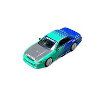 Classique Die Cast Modèle Modèle De Voiture De Collection en Métal Moulé Vertex Nissan Silvia S13 Falken Green 1:64 Miniature De Collection