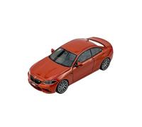 Classique Die Cast Modèle Modèle De Voiture De Compétition BMW M2 en Résine À L'échelle 1:64 Ornements Métalliques Orange Miniature De Collection(Orange)