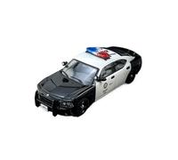 Classique Die Cast Modèle Modèle De Voiture De Police Dodge War Horse Charger Échelle 1:64 Décoration en Métal Moulé sous Pression Miniature De Collection