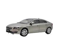 Classique Die Cast Modèle Modèle De Voiture en Alliage De Simulation Volo S60L Échelle 1:18 Ornements De Collection Loisirs Vacances Souvenirs Miniature De Collection(Silver)
