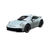 Classique Die Cast Modèle Modèle De Voiture en Alliage Entièrement Ouvert pour Porsche 911 Dakar 2022 Échelle 1:18 Collection Hobby Blanc Et Bleu Miniature De Collection(Green)