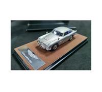Classique Die Cast Modèle Modèle De Voiture en Alliage Moulé sous Pression 1:64 pour Aston Martin DB5 Souvenir Ornements Jouet Décoration Miniature De Collection(Silver)
