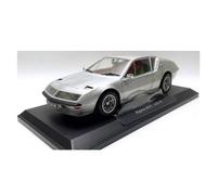 Classique Die Cast Modèle Modèle De Voiture en Alliage Moulé sous Pression À L'échelle 1:18 pour Alpine A310 1600vf Décoration Collection Vert Miniature De Collection(Silver)
