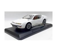 Classique Die Cast Modèle Modèle De Voiture en Alliage Moulé sous Pression À L'échelle 1:18 pour Alpine A310 1600vf Décoration Collection Vert Miniature De Collection(White)