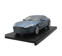 Classique Die Cast Modèle Modèle De Voiture en Alliage Moulé sous Pression Modèle Réduit Échelle 1:18 pour Aston Martin Rapide Argent Bleu Miniature De Collection