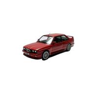 Classique Die Cast Modèle Modèle De Voiture en Alliage Moulé sous Pression Rouge pour BMW M3 E30 1986 Échelle 1/18 pour Adultes Miniature De Collection