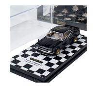 Classique Die Cast Modèle Modèle De Voiture en Alliage pour Porsche 718 Spyder RS Ornement Métallique Statique Décapotable Échelle 1:64 Miniature De Collection(Black 2)