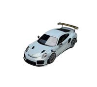 Classique Die Cast Modèle Modèle De Voiture en Résine Bleu/Vert pour Porsche 992GT3RS GT2RS 1:64 Ornements pour Adultes Souvenirs Miniature De Collection(Blue)