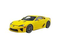 Classique Die Cast Modèle Modèle De Voiture en Résine pour Lexus LFA 2010 1:18 Décoration Collection De Loisirs Souvenir Miniature De Collection(Yellow)