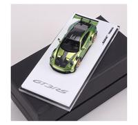 Classique Die Cast Modèle Modèle De Voiture en Résine pour Porsche 911 GT2RS 1:64 Collection Adulte Ornements Statiques Bleu Miniature De Collection(Green)