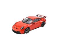 Classique Die Cast Modèle Modèle De Voiture en Résine Rouge 1:18 pour Porsche 911 GT3 Minichamps Collection De Souvenirs pour La Maison Ornements Miniature De Collection