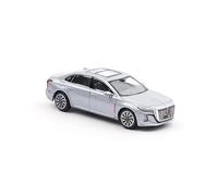 Classique Die Cast Modèle Modèle Miniature en Alliage Gris Argenté Deuxième Génération pour Hongqi H5 Échelle 1:64 pour Les Amateurs Voitures Miniature De Collection