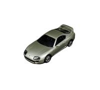 Classique Die Cast Modèle Modèle Réduit De Voiture De Sport en Alliage Argenté pour Toyota Supra MKIV 2002 Échelle 1:43 pour Fête d'anniversaire Miniature De Collection