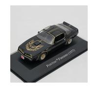 Classique Die Cast Modèle Modèle Réduit De Voiture en Alliage pour Pontiac Firebird 1977 Échelle 1:43 Jouet De Collection Black Art Miniature De Collection