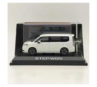 Classique Die Cast Modèle Modèle Réduit De Voiture Miniature Moulé sous Pression pour Step WGN E:HEV Spada White HJ432004W Collection 1:43 Miniature De Collection