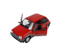 Classique Die Cast Modèle Modèle Réduit De Voiture Renault 5 GT Turbo MK1 MK2 Ornements De Porte Ouvrants en Alliage Rouge Échelle 1:18 Miniature De Collection(Red)